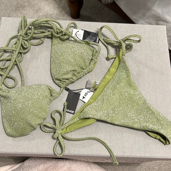 Garage Other - Garage Shimmer Wrap Bikini